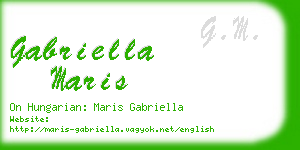 gabriella maris business card